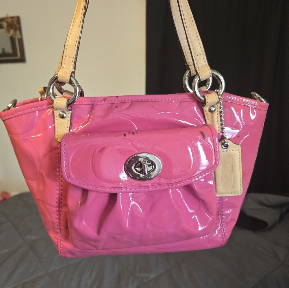 Authentic Coach Patent Leathet "Project" Bag